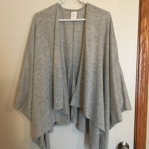 Gray Over-Lay Cardigan